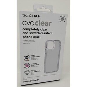 Tech21 EvoClear Case for Apple iPhone 12 / iPhone 12 Pro 6.1" Scratch-Resistant